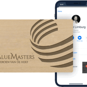 Carte de visite NFC -  Bamboo Custom